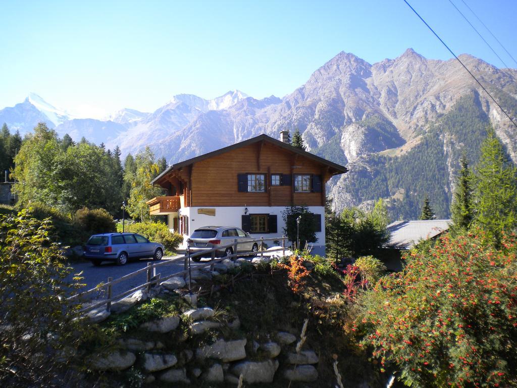 Chalet Charming Grächen Exteriör bild