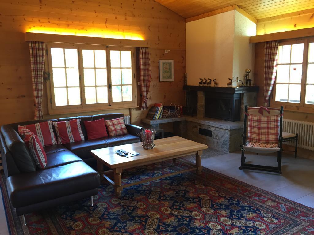 Chalet Charming Grächen Exteriör bild