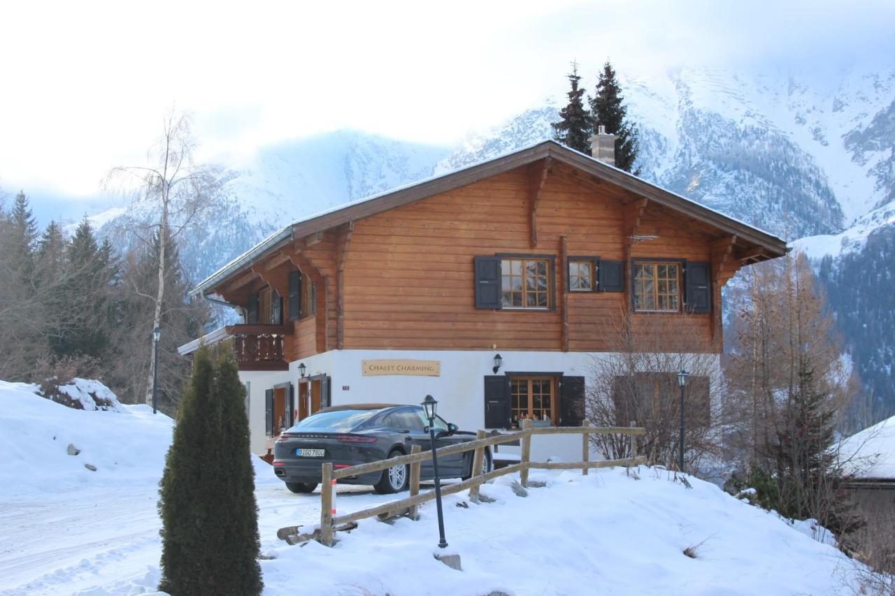 Chalet Charming Grächen Exteriör bild