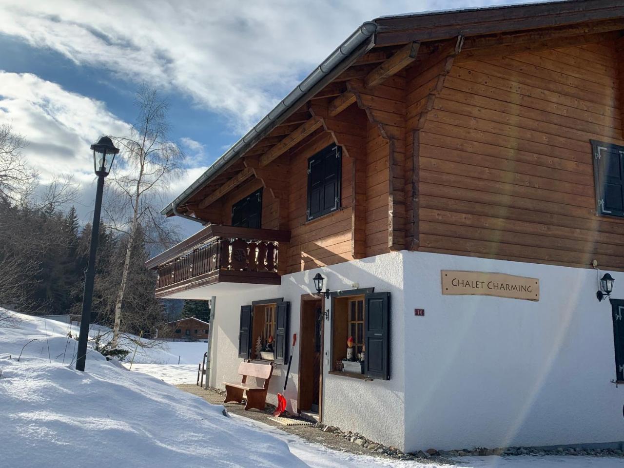 Chalet Charming Grächen Exteriör bild