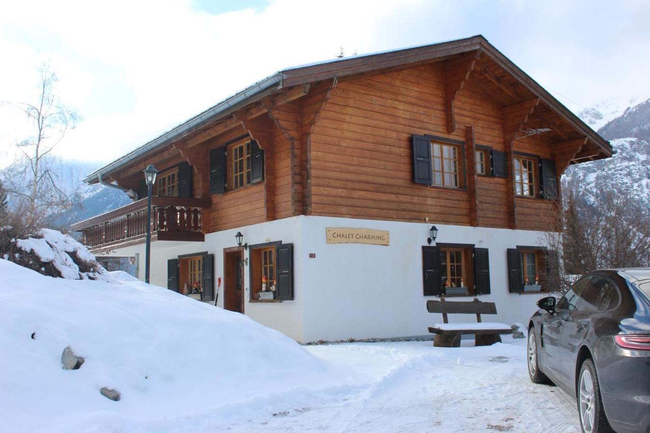 Chalet Charming Grächen Exteriör bild
